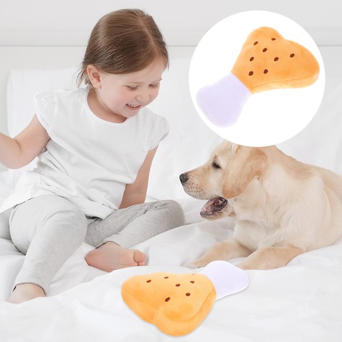 2 Pcs Giocattoli Peluche Per Gamba Di Pollo Giocattolo Macinare Il Cane - Imagen 2 de 12