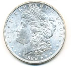 US Coin  1888 P  Morgan  Dollar ....gem BU proof like fields........C 10351