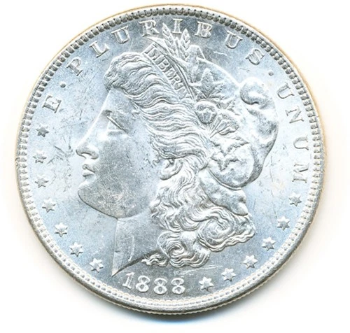 US Coin  1888 P  Morgan  Dollar ....gem BU proof like fields........C 10351