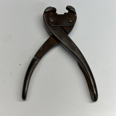 Vintage C.S. Osborne Upholstery Crimping Pliers Clinching Tool USA