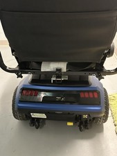 Pride Maxima 4-Wheeled Electric Mobility Scooter Blue Padded Armrest Swivel Seat