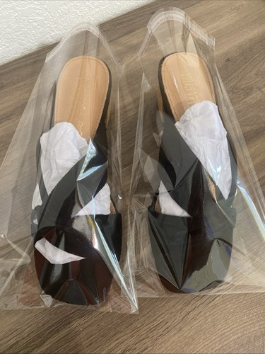 Sandalias sin cordones Mi.iM Jackie talla 7,5 gamuza negra - Imagen 15 de 15
