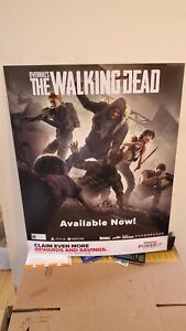 Overkills The Walking Dead Gamestop Poster Board Gaming Poster 22x28 Must See Ebay