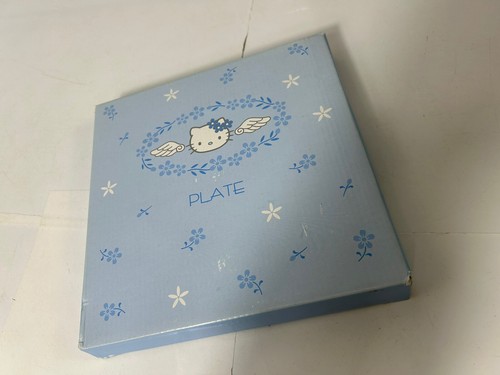 Hello Kitty Blue Angel Wing Trinket Decorative Plate Sanrio Vtg 2000 New In Box - Picture 2 of 3