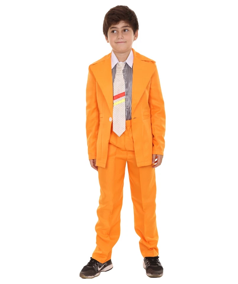 Fantasia infantil cosplay cantor David Bowie Rockstar traje para festa de Halloween - Imagem 4 de 4