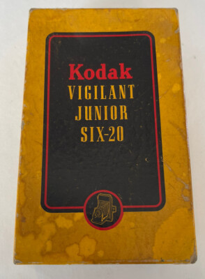 KODAK VIGILANT JUNIORS Six-20 + notice + saccoche cuir KODAK VIGILANT JUNIORS Six-20 + notice + saccoche cuir