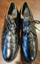 Vintage Leather Classics by Mason Dress Shoes Men's Size 9.5B Black Oxford
