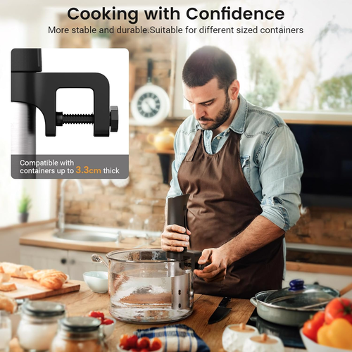 BLITZHOME Sous Vide Machine, Wifi APP Included, 1100W Sous Vide Cooker with Accu - Picture 7 of 12