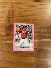 Connor Wong 2022 Topps Mini Baseball Pink Parallel 2/25 Red Sox Rookie NRMT+
