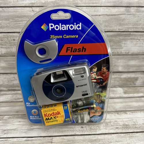 Polaroid RARE Flash 35mm Camera 170BV With Expired Kodak MAX 400 Film New - Picture 4 of 9