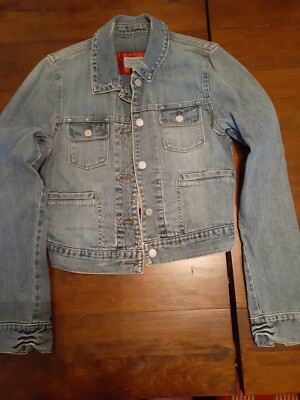 NWOT Jeans Jacket Abercrombie & Fitch Womens M 100% Cotton AUTHENTIC