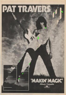 Pat Travers LP advert ZigZag Clipping 1977