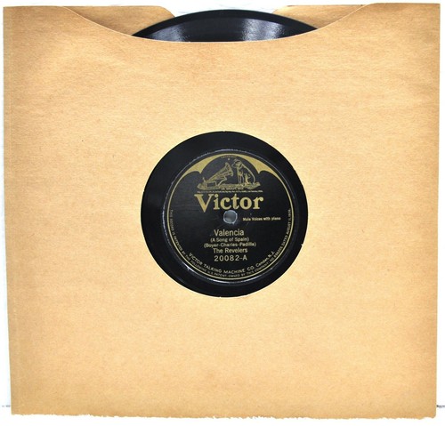 THE REVELERS "Valencia / The Blue Room" 78 RPM Victor 20082 - Picture 3 of 3