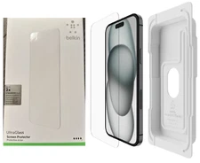 Belkin UltraGlass iPhone 14 Pro MAX Glass Screen Protector - Easy Application