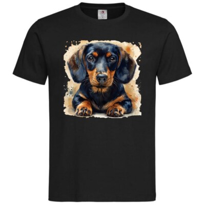 T-Shirt Dackel Dachshund Teckel Jagdhund Jagt Dackelwelpe Dackelschule D 402875s
