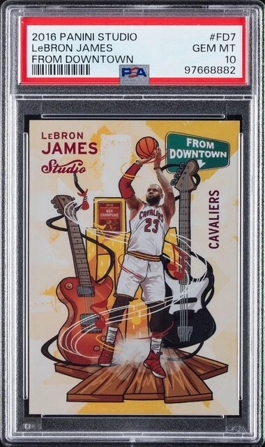 Lebron James trading card