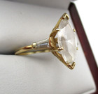 14K Yellow Gold Marquise Engagement Ring Size 5.25 [R308] — photo 9