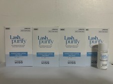 x4 Kiss Lash Purify Eye Makeup Remover  Lash Cleanser 0.27oz Each