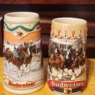 2 Budweiser Steins 1986 "Series" n 1996 American Homestead  vgc — photo 3
