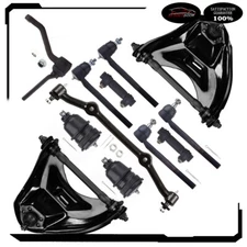 12Pieces Tie Rod Idler Arm Control Arm And Ball Joint For 1996-2003 GMC Sonoma