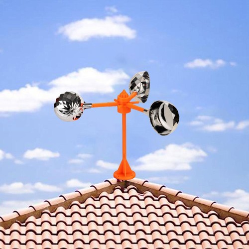 Bird Scare Windmill Durable Bird Scarer Deterrent for Orchard Backyard ...