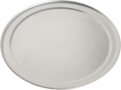 TP12 TP Series 18-Gauge Aluminum Standard Weight Wide Rim Pizza Pan, 12-Inch