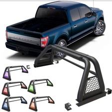 Universal Roll Sport Bar Chase Rack Bed Bar Black For 1997-2026 Ford F-150 F150 Universal Roll Sport Bar Chase Rack Bed Bar Black For 1997-2026 Ford F-150 F150