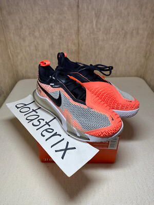 Nike Women's React Vapor NXT HC Bright Mango Orange Tennis Pickleball Size 5.5