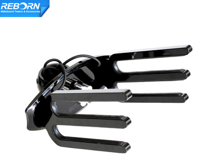 Reborn Towers Pro Wakeboard Rack Winkel-freier QR Bootstapelhalter Schwarz