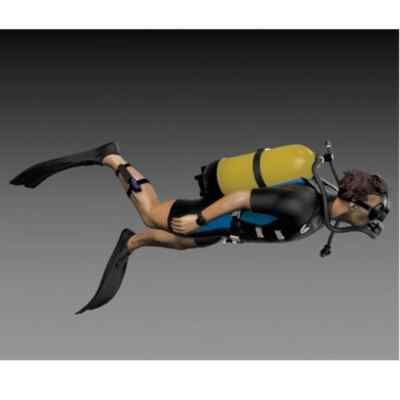 1/35 Resin Figure Model Kit Scuba Diver Unassembled Unpainted