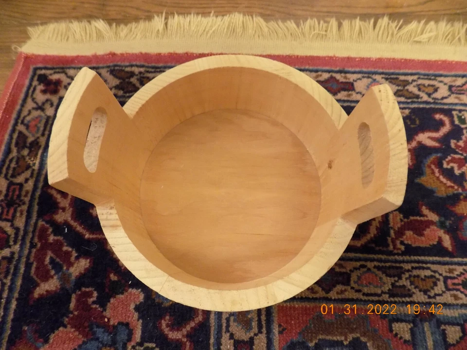 Basketville Putney винтажные примитивные деревянные ручки для рассады ведра ведра 8,5 дюйма - Изображение 3 из 4