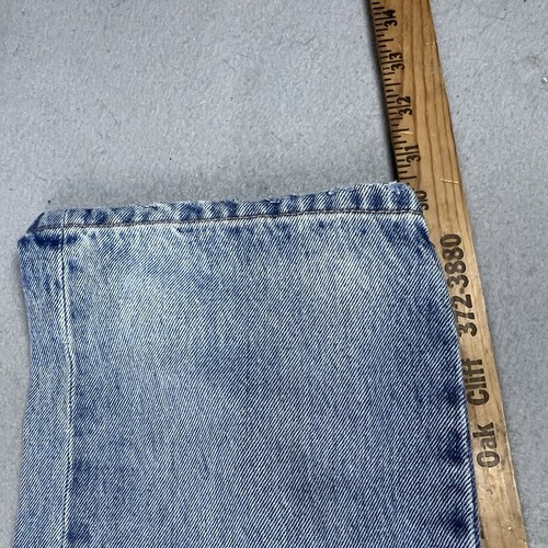 Current/Elliott Jeans Button Fly Embroidered Baggy Womens Mens 40X30 Blue Cotton - 第 12/14 張圖片