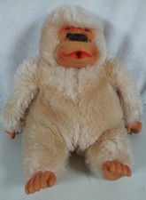 Gonga Russ Berrie Gorilla Monkey Plush 10.5x9 Cream Thumb Sucking 1978 Vintage