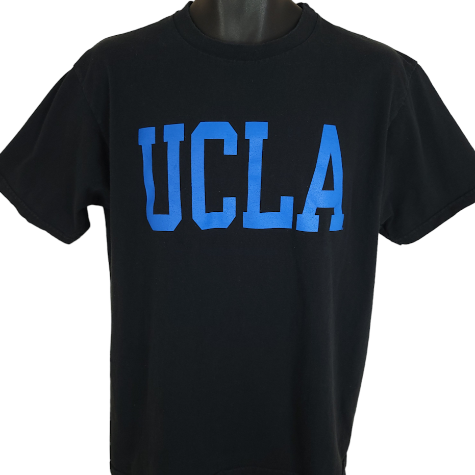 Vintage UCLA Bruins T Shirt Mens Size Medium Black 90s University 