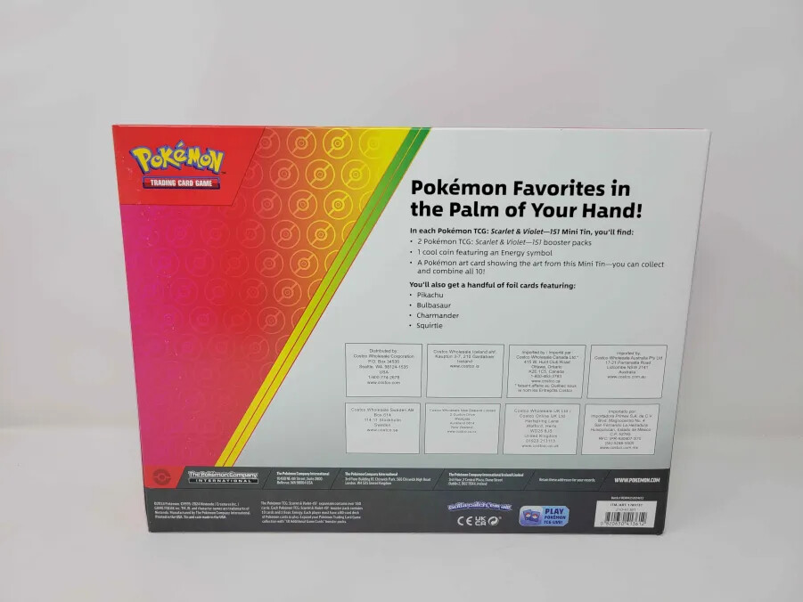✨ Pokemon Scarlet & Violet - 151 (5-Pack) Mini Tins w/ 4 Promos
