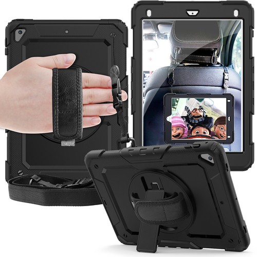 Shockproof Case For Apple iPad 10th 9th 8th 7th With Hand Shoulder Strap Cover - Picture 5 of 19