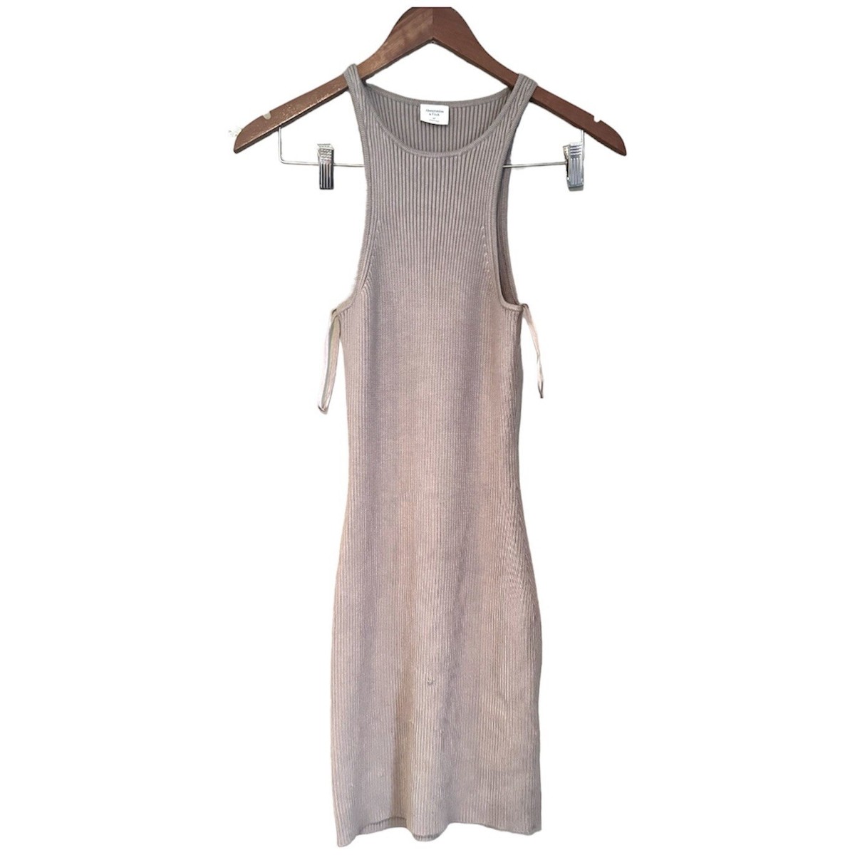 abercrombie bodycon dress & Fitch Ribbed Knit Mini Beige Size Small Petite a 64.8cm (25.5”) waist Fabricante_El General Industrial Style Upcycled Steel Length: Under 5ft5? Try a petite:Petite Length