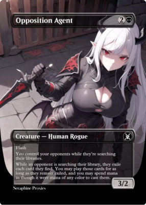 Opposition Agent - High Quality Altered Art Custom Cards