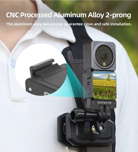 Magnetic Quick Release Variable Interface Mount Adapterfor DJI Osmo Action 2/3/4 - Photo 19 sur 20