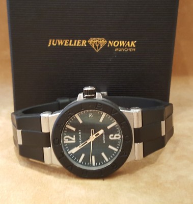Bulgari Diagono DG 35 S Rubber Invoice