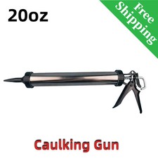 US Stock 20 oz Manual Sausage Caulking Gun, 18:1 Thrust