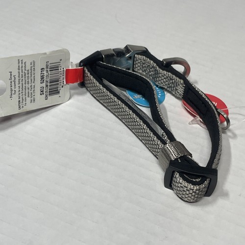 KONG COLLAR REFLECTIVE ROPE COLLAR SMALL SIZE NECK 10 IN - 14 IN COLOR GREY - Picture 4 of 4