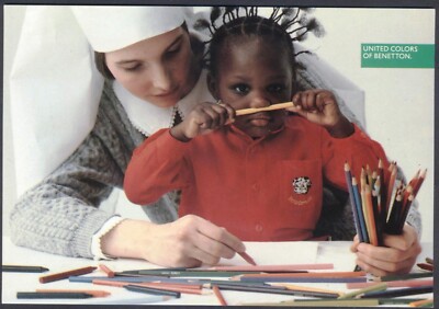 Promo-Postkarte: ''United Colors of Benetton'' - Globale Modemarke. Kostenloser Versand UK