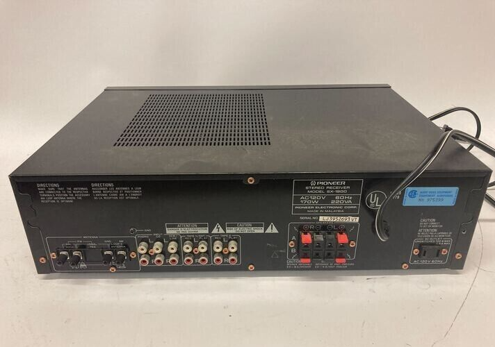 Pioneer SX 1900 Receiver for sale online | eBay