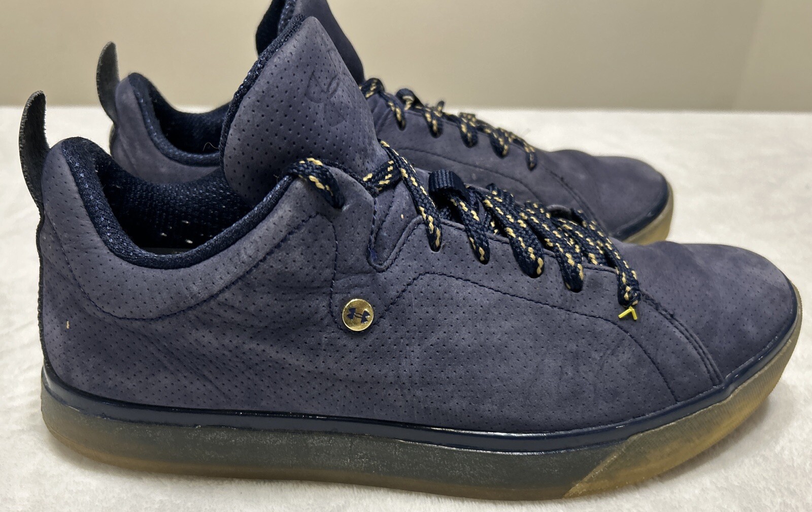 Under Armour Men's Size 8 Blue Mobtown Low-Top Skate Sneakers