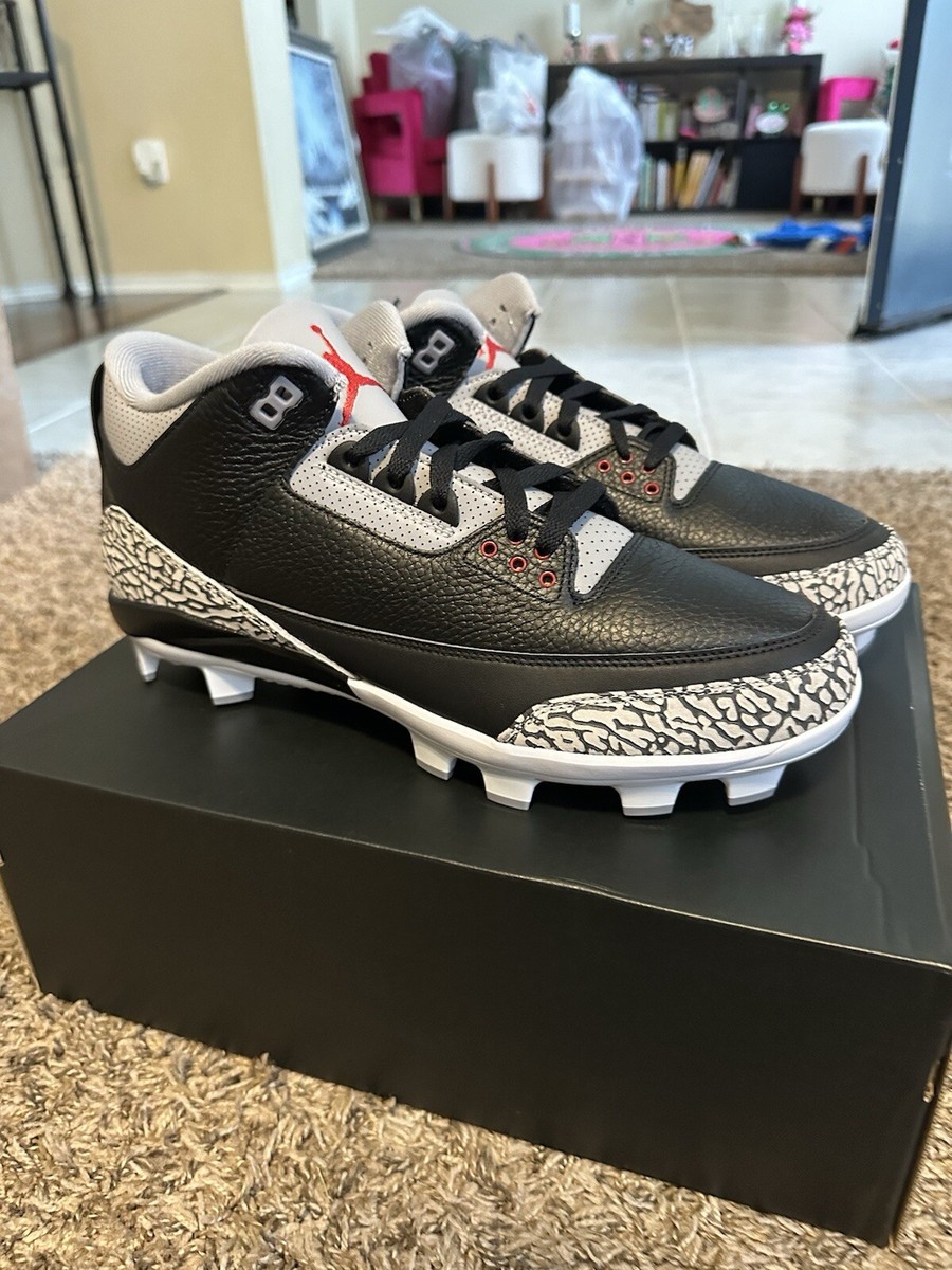 Nike Air Jordan 3 MCS Black Cement Men's FZ8627-001 Size 12 | eBay