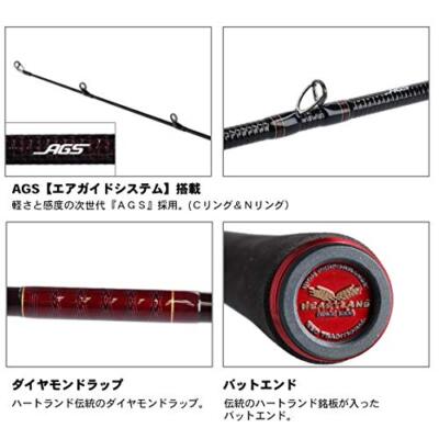 Daiwa Fishing Rod Bath Rod Heartland 7102L+FS-SV AGS18 Fishing rod