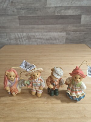 4x Bären Vintage 1998 P.Hillman. Enesco Cherished Teddies ohne Box