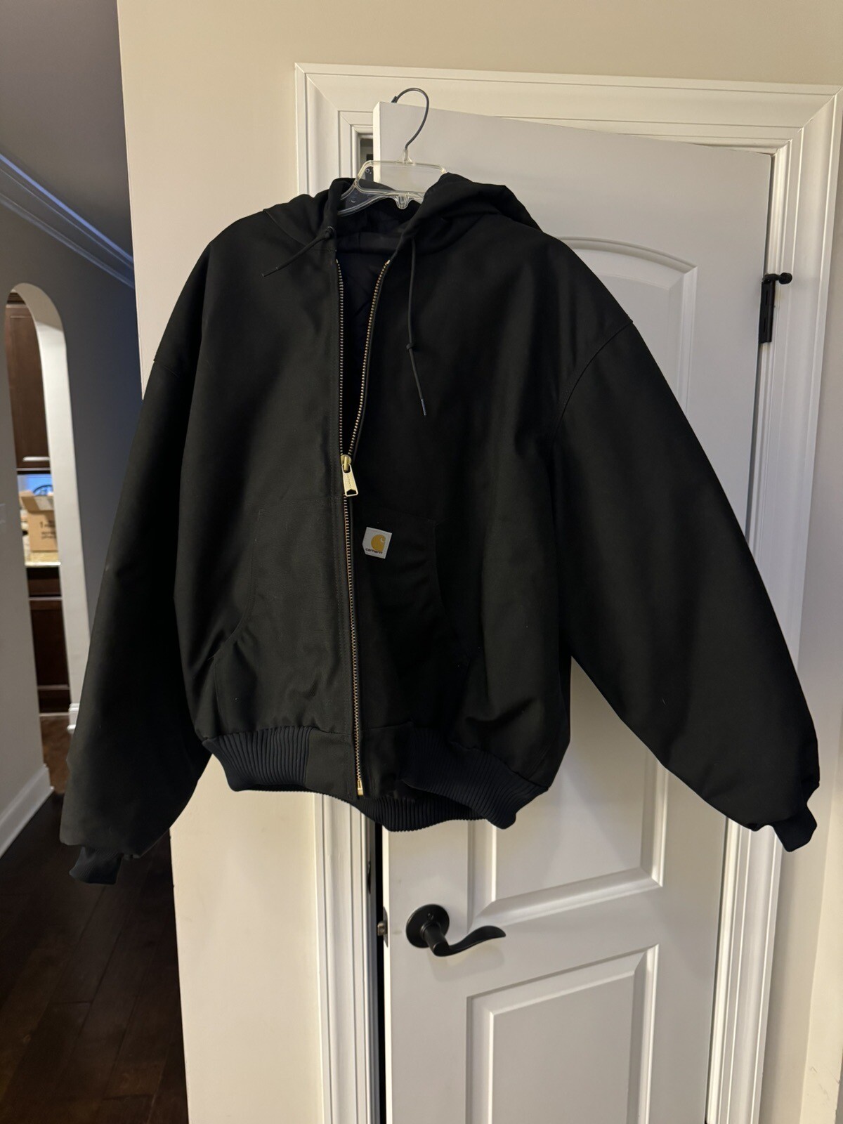 Carhartt Extremes Jacket J133 BLK Size 2XL Regular Workwear Hooded