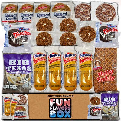 Danish, Cookies, Cakes, Pastries, Desserts, Snack Care Package 20 Count Gift Box